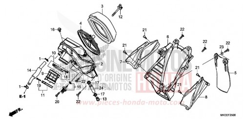 FILTRE A AIR CRF450RXL de 2020